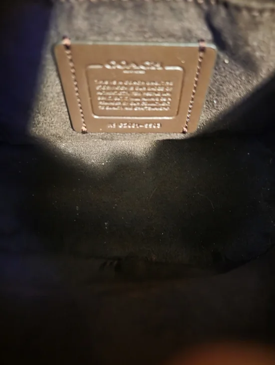 Coach Red Leather Top Handle Crossbody Satchel - Picture 11 of 13